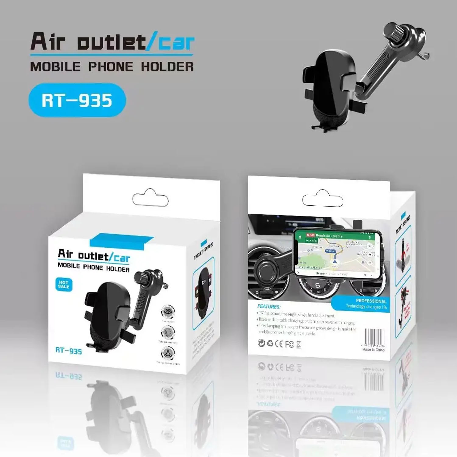 Miniatura 2 de SOPORTE CELULAR REJILLA BRAZO S935